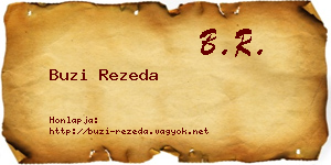 Buzi Rezeda névjegykártya